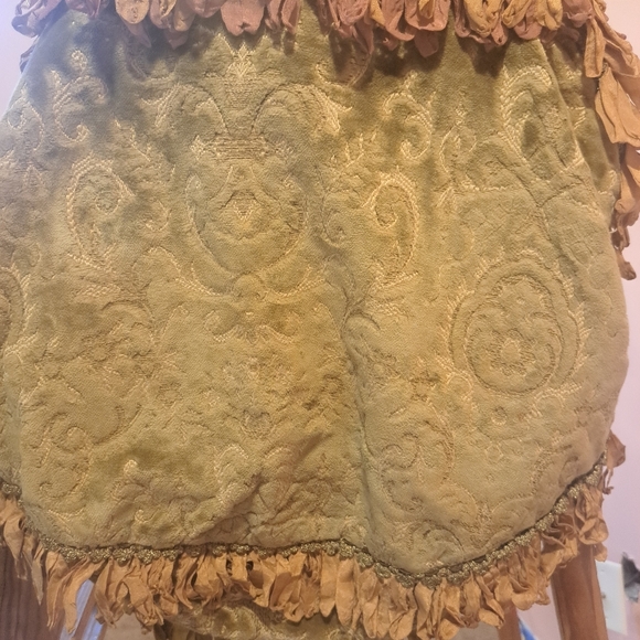 Magnolia Pearl Orange and Green Shoulder Bag with Fringe - Picture 8 of 9